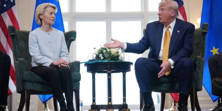 Trump hits EU for lack of Gaza aid, says Israel needs to ‘make a decision’ with Hamas not releasing hostages