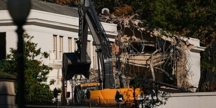 Judge warns Trump administration against ‘irreversible’ White House ballroom construction work