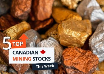 Top 5 Canadian Mining Stocks This Week: Gold Reserve Jumps with 132 Percent Gain